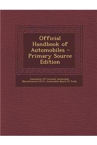 Official Handbook of Automobiles