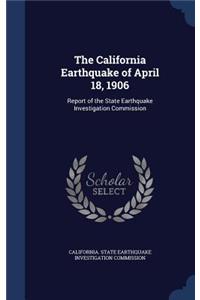 California Earthquake of April 18, 1906