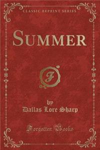 Summer (Classic Reprint)