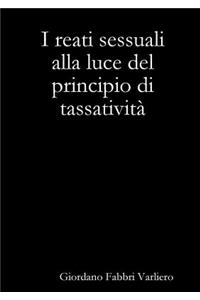 I reati sessuali alla luce del principio di tassatività