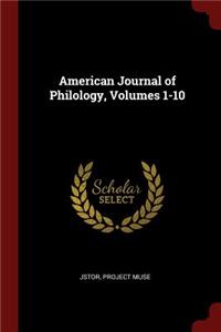 American Journal of Philology, Volumes 1-10