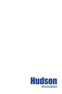 Hudson Affirmations Notebook & Diary Positive Affirmations Workbook Includes