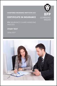 CII Certificate in Insurance IF4 Insurance Claims Handling P