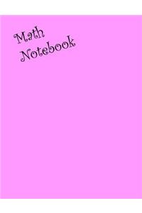Math Notebook