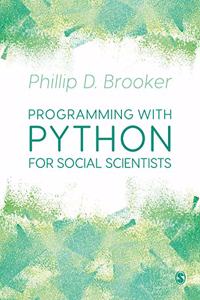 Programming with Python for Social Scientists