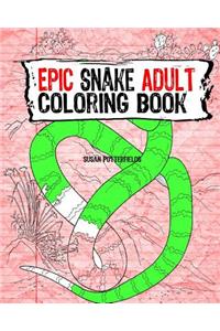 Epic Snake Adult Coloring Book