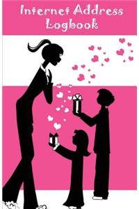 Internet Address Logbook: Internet Address Logbook / Diary / Notebook Mothers Day