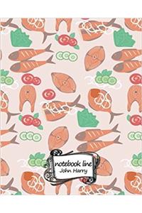 Fish Pattern Journal / Notebook / Diary: Notebook / Journal / Diary