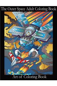 The Outer Space Adult Coloring Book