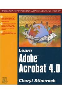 Learn Adobe Acrobat 4.0