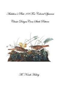 Audubon's Plate 108 Fox Colored Sparrow