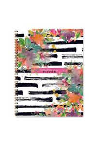 Cal 2020-Striped Floral Planner