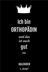Kalender für Orthopäden / Orthopäde / Orthopädin