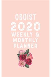 oboist 2020 Monthly Weekly Planner oboist Occupation Planner A beautiful