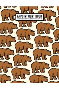 Bear Appointment Book