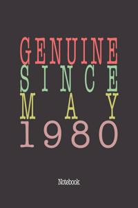 Genuine Since May 1980