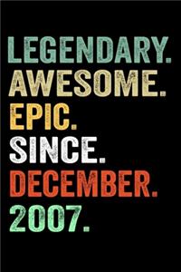 Legendary Awesome Epic Since December 2007