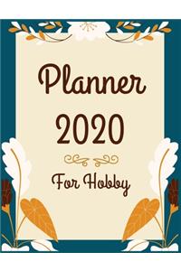 Planner 2020 for hobby
