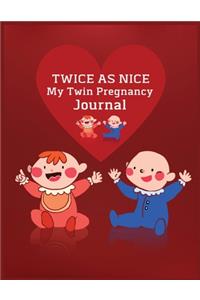 Twice as nice my twin pregnancy journal