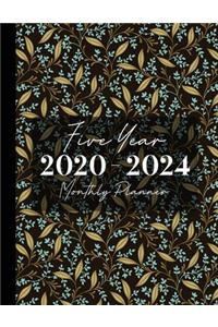 2020-2024 Five Year Monthly Planner