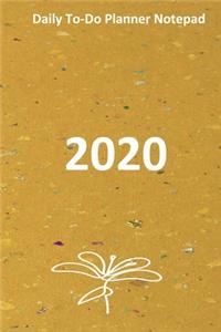 Daily to-do planner notepad 2020