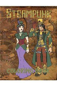 Steampunk Coloring Book