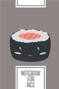 Notebook for Rice