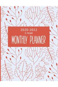 2020-2022 3-Year Monthly Planner