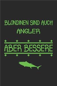 Blondinen sind auch Angler aber bessere