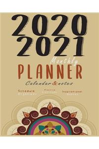 2020-2021 Monthly Planner