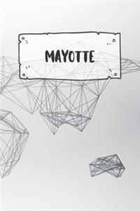 Mayotte: Dotted Travel Diary Notebook or Journey Dotted Grid Journal - Holiday Trip Pocketbook for Men and Women with Dots