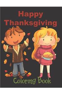 Happy Thanksgiving - Coloring Book