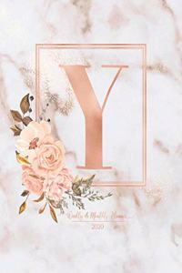 Weekly & Monthly Planner 2020 Y