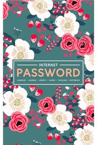 Internet Password Logbook - Journal - Libreta - Cahier - Taccuino - Notizbuch