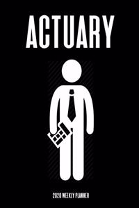 Actuary 2020 Weekly Planner