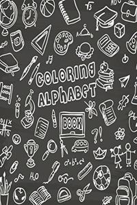 Coloring Alphabet Book