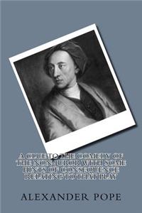 A clue to the comedy of the Non-juror With some hints of consequence relating to that play