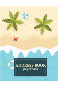 Address book paperback