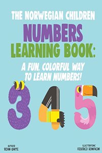 Norwegian Children Numbers Learning Book