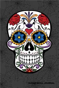 Sugar Skull Journal: Notebook, Diary or Sketchbook with Dot Grid Paper