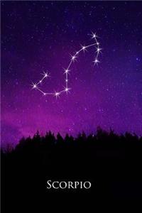 2019 Weekly Planner Scorpio Constellation Night Sky Astrology Symbol 134 Pages