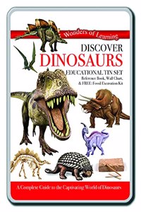 WOL DISCOVER DINOSAURS EDUCATIONAL TIN SET