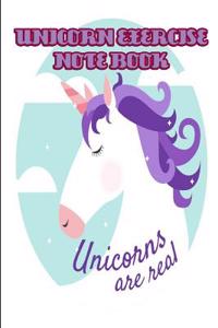 Unicorn Exercise Notebook