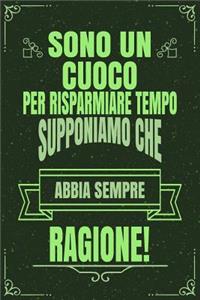Sono Un Cuoco Per Risparmiare Tempo Supponiamo Che Abbia Sempre Ragione!