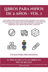 Fichas para pre-infantil (Libros para niños de 2 años - Vol. 1)