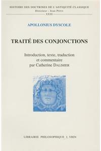 Apollonius Dyscole: Traite Des Conjonctions