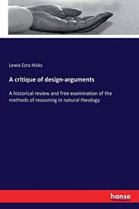 critique of design-arguments