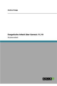 Exegetische Arbeit über Genesis 11,1-9