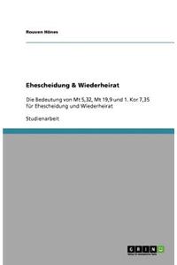 Ehescheidung & Wiederheirat