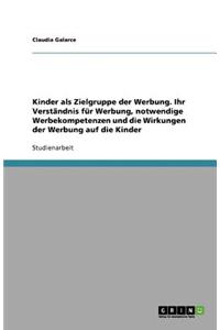 Kinder als Zielgruppe der Werbung